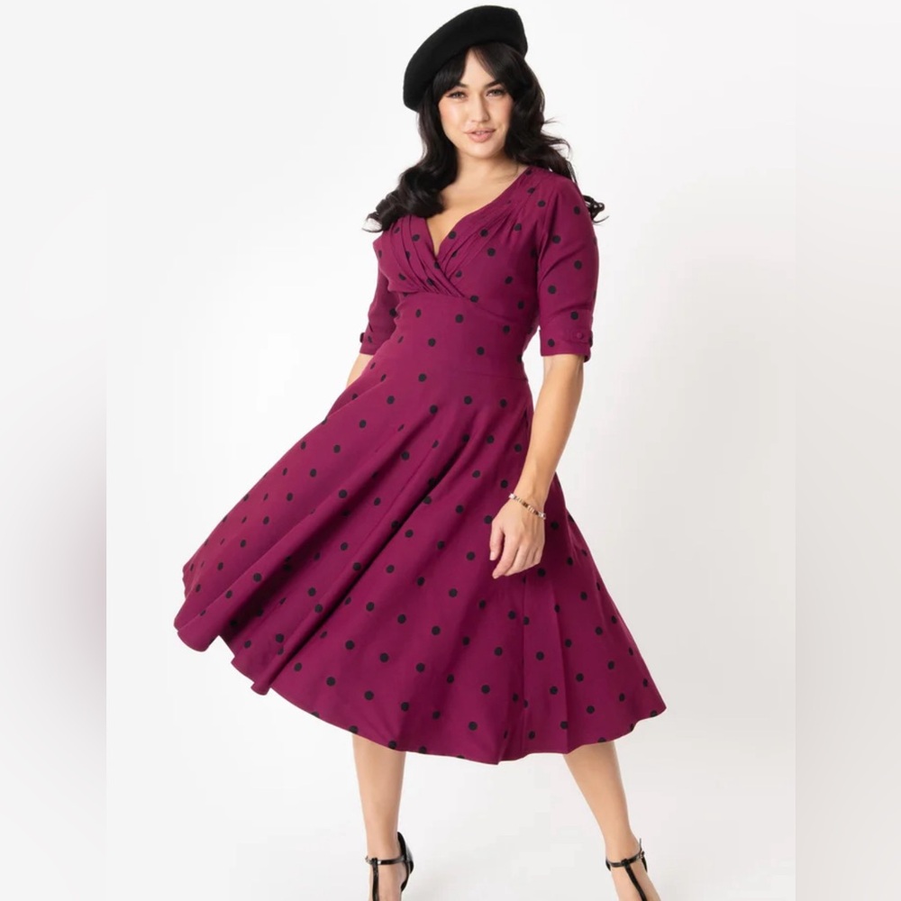 1950’s Polka Dot Swing Dress
